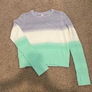 NWOT Ivivva multicolored winter knitted sweater